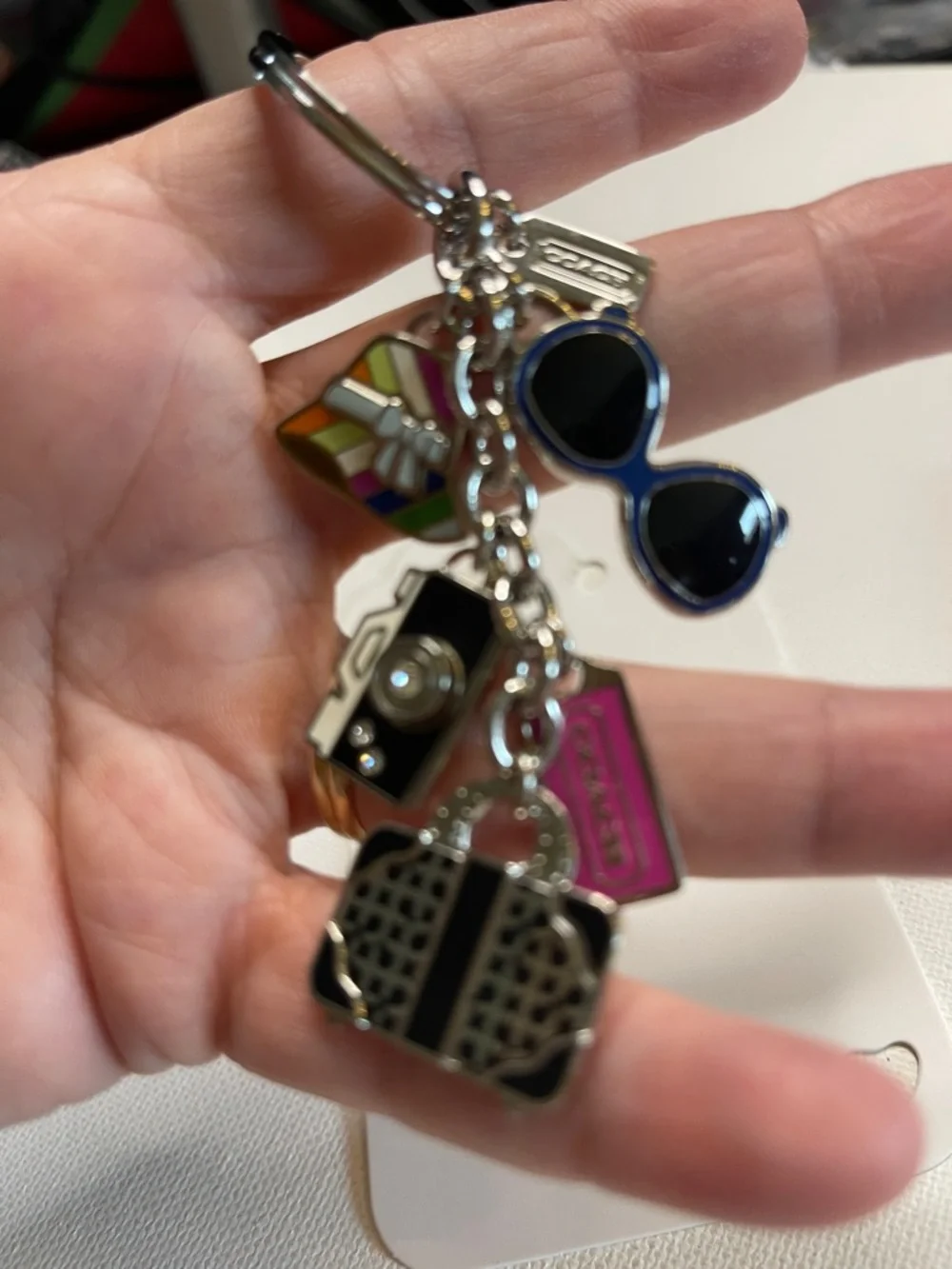 Coach Silver Legacy Hat Charm Travel Keyring and Coach Pen - Picture 6 of 6